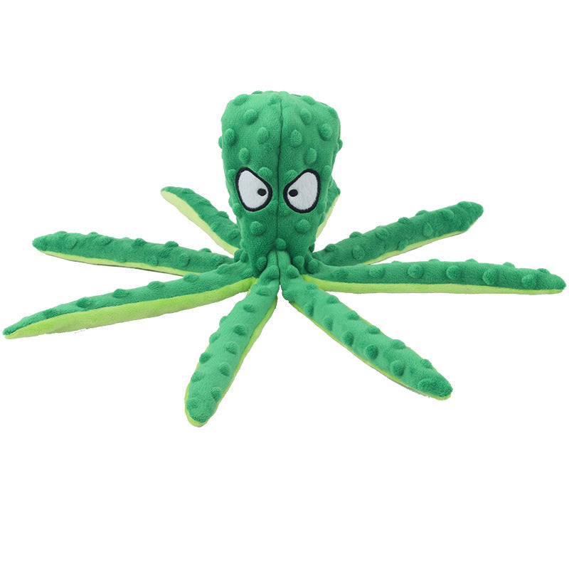 Pet Plush Octopus Cat Dog Toy