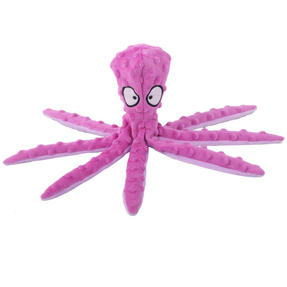 Pet Plush Octopus Cat Dog Toy