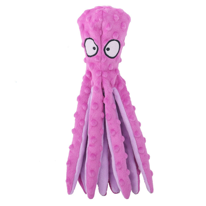 Pet Plush Octopus Cat Dog Toy