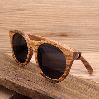 Wooden eco-friendly men's sunglasses