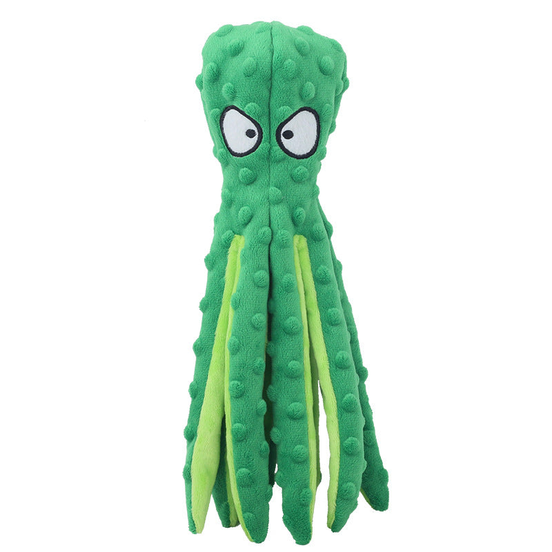 Pet Plush Octopus Cat Dog Toy