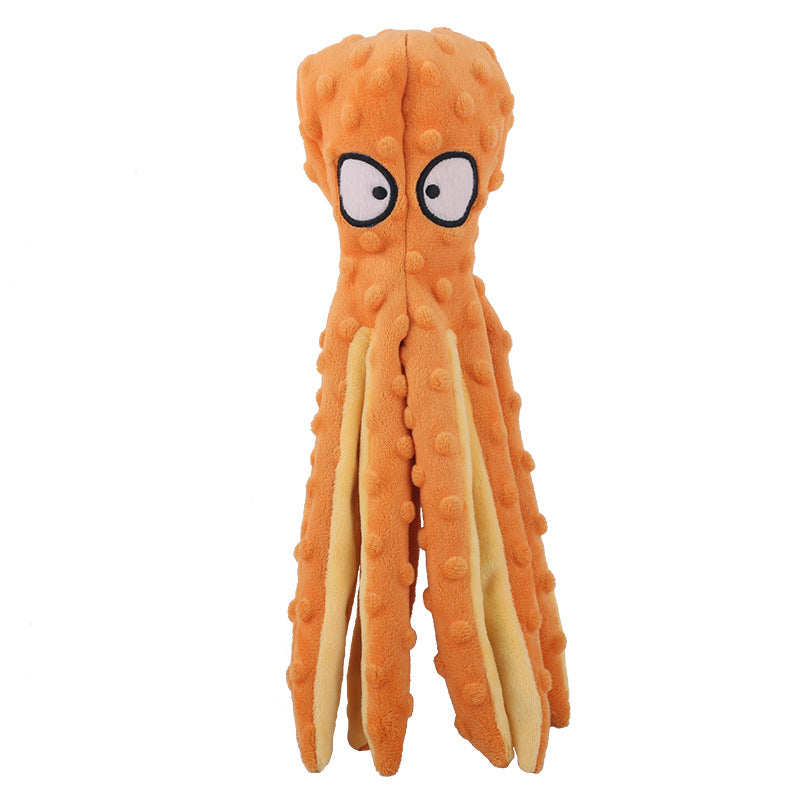 Pet Plush Octopus Cat Dog Toy