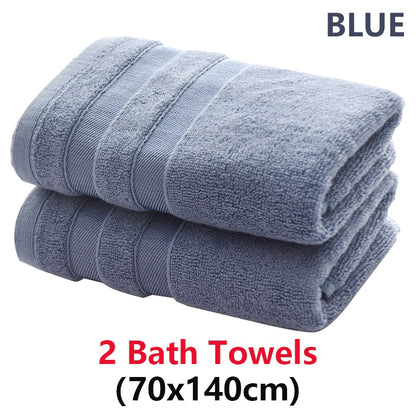 Bamboo Fiber Bath Towels Set