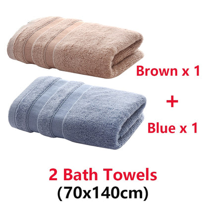 Bamboo Fiber Bath Towels Set