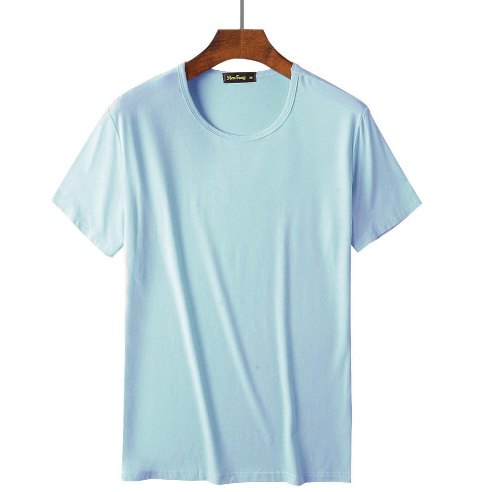 Men's Crew Neck Bamboo Fiber T Shirt