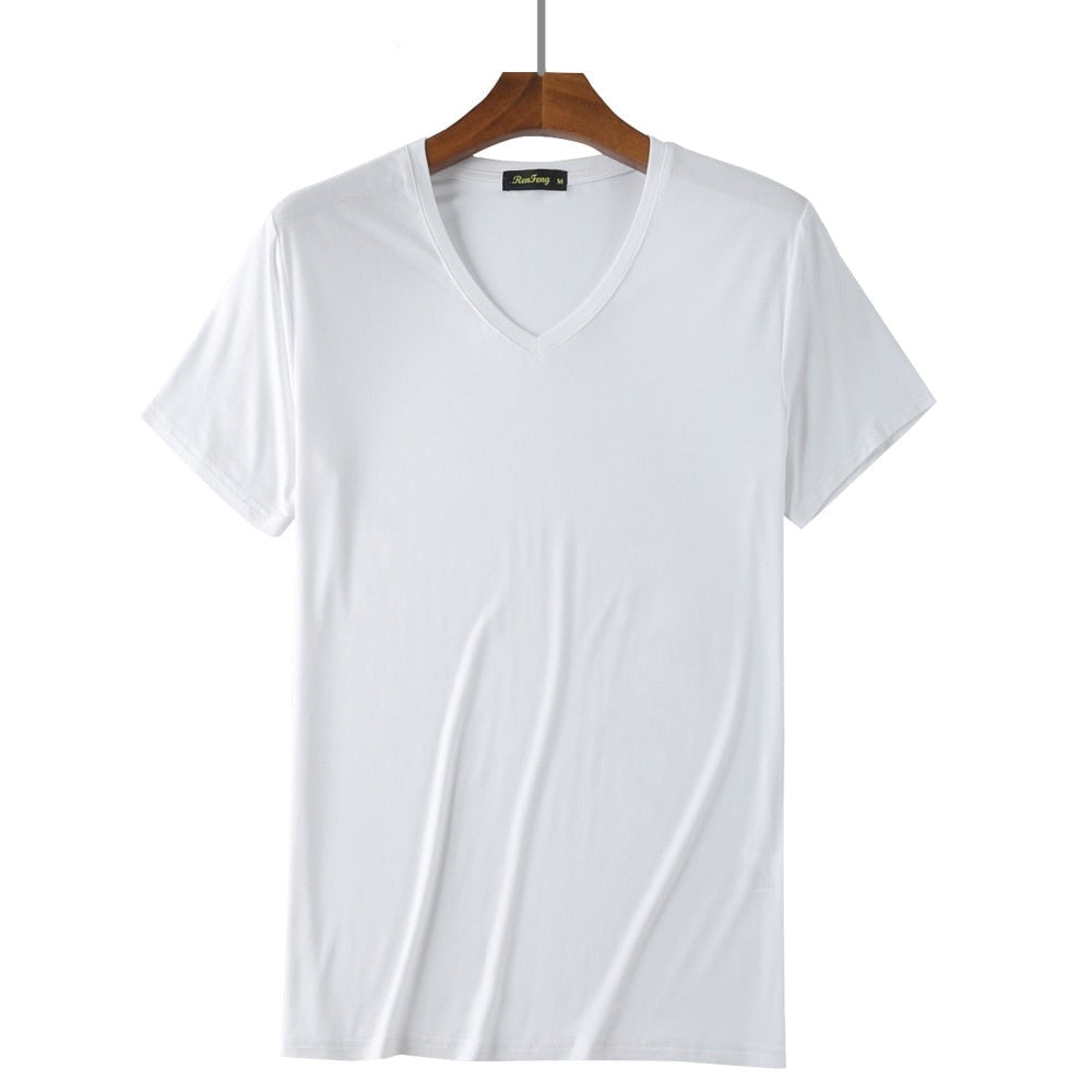 Men's Crew Neck Bamboo Fiber T Shirt