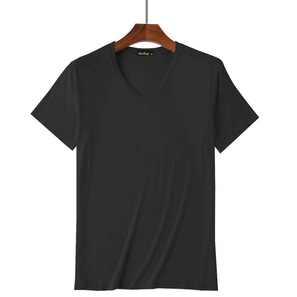 Men's Crew Neck Bamboo Fiber T Shirt