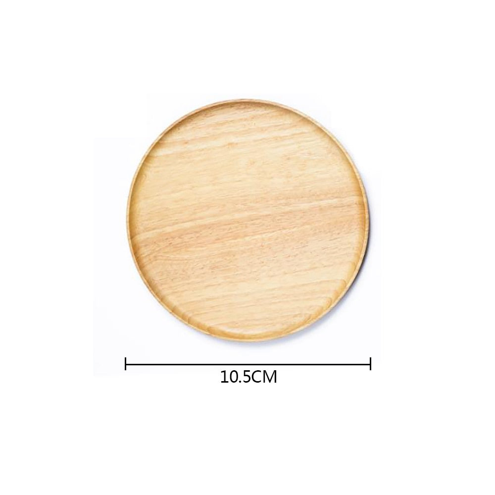 Rubber Wood Pan Plate