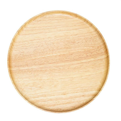 Rubber Wood Pan Plate