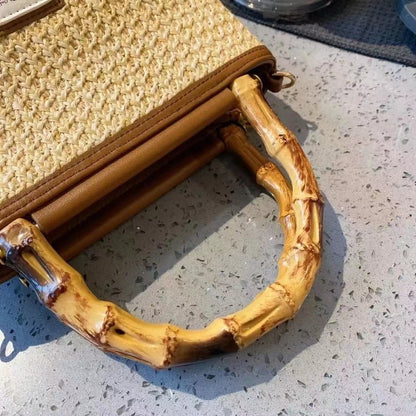 Straw Small Handbag