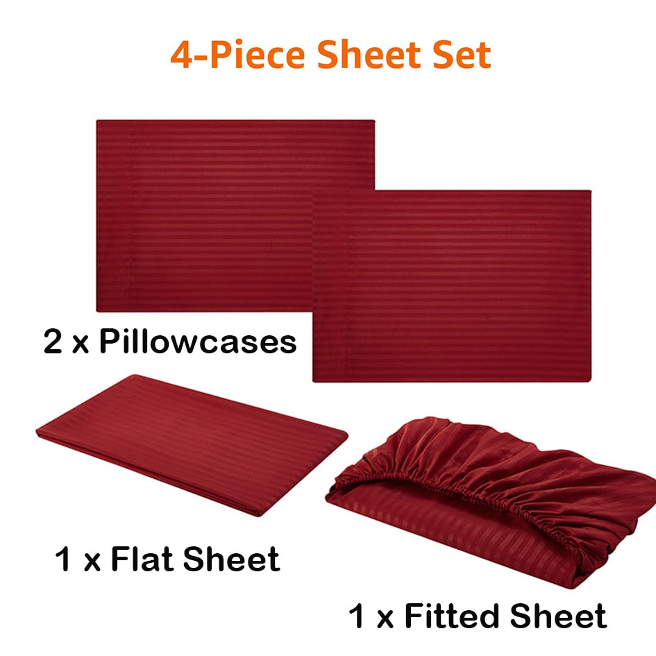 Bed Sheets 4 Pieces Set