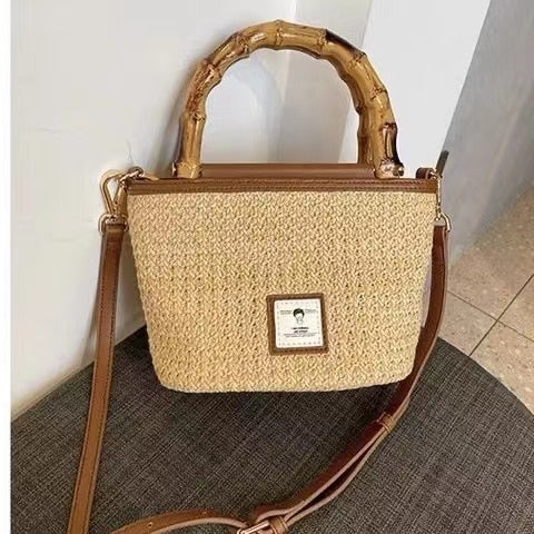 Straw Small Handbag