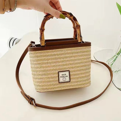 Straw Small Handbag