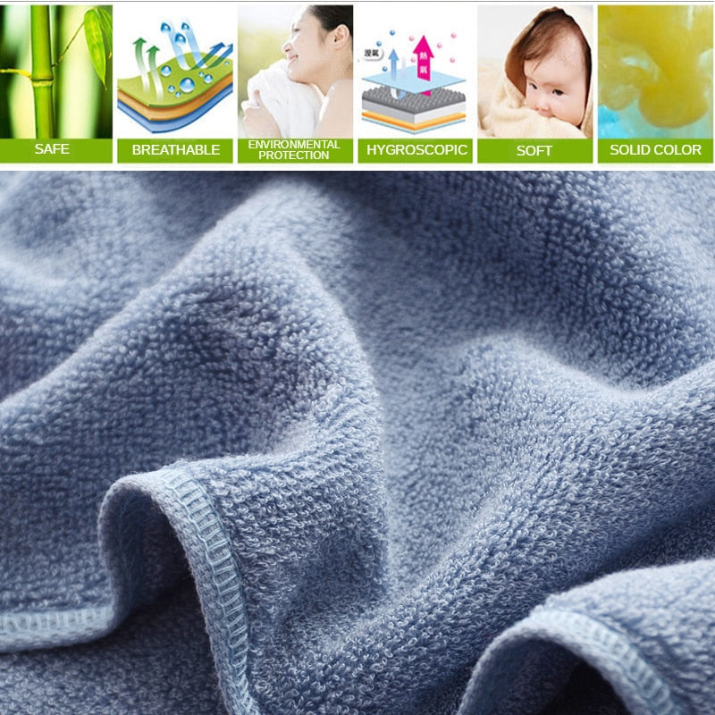 Bamboo Fiber Bath Towels Set