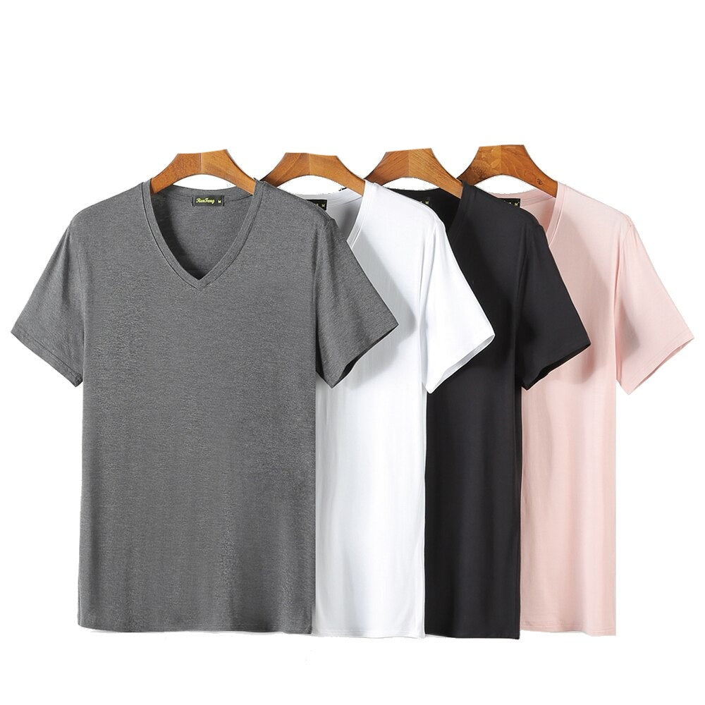 Summer fashion V-Neck casual t-shirt