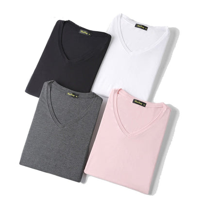 Summer fashion V-Neck casual t-shirt