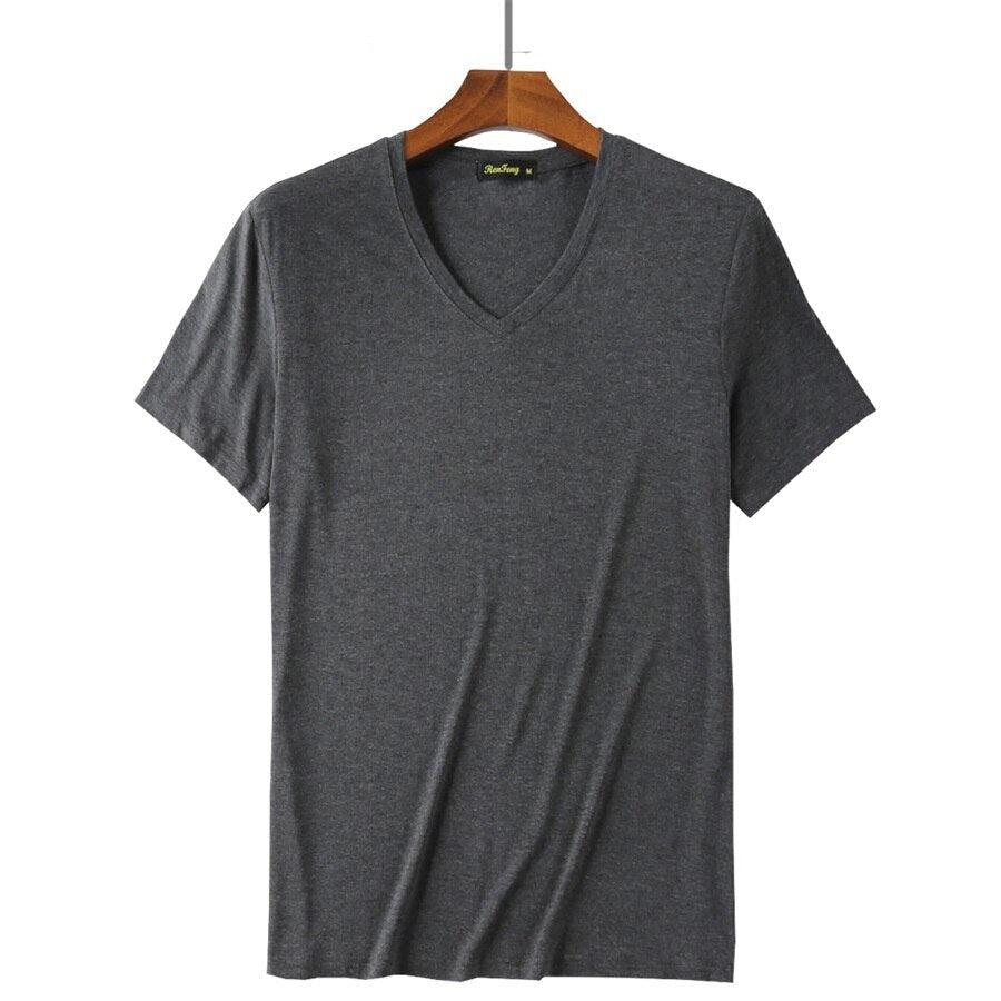 Summer fashion V-Neck casual t-shirt