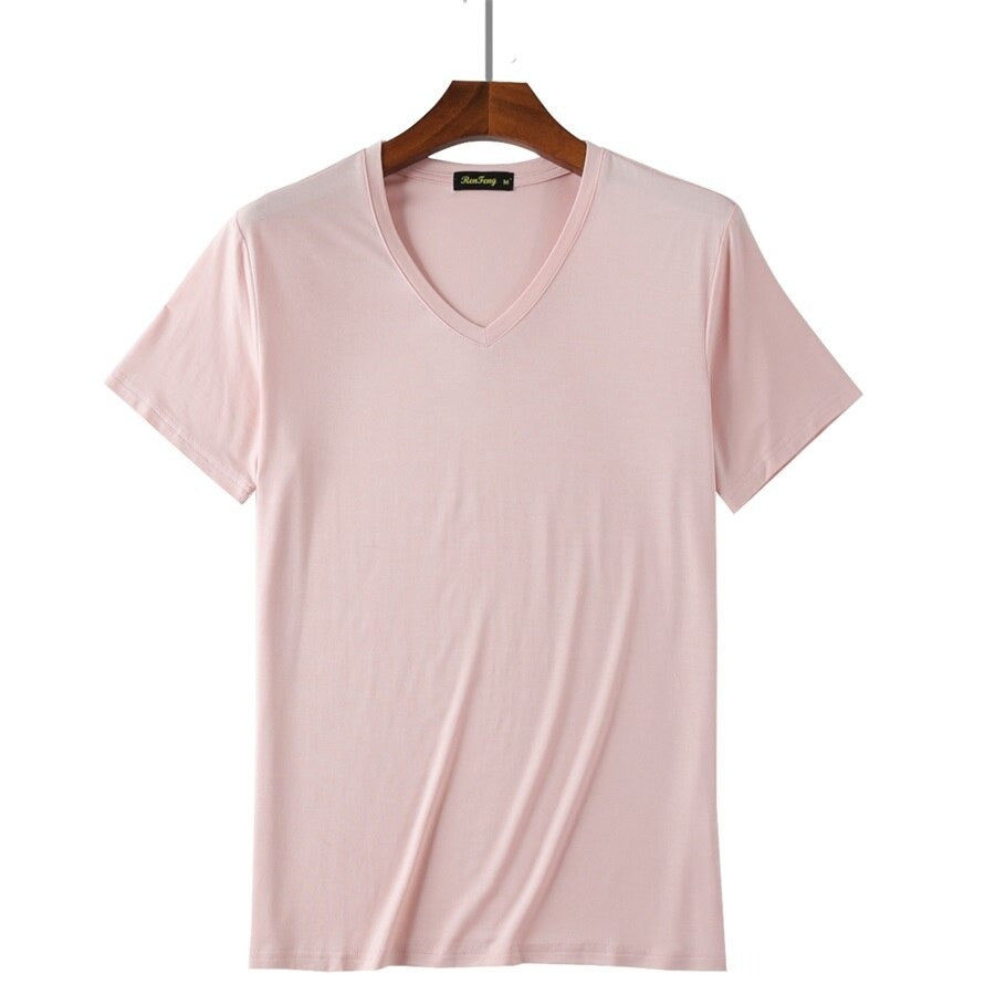 Summer fashion V-Neck casual t-shirt