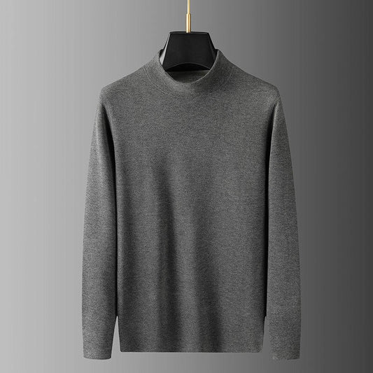 Winter Stand Neck Pullover T Shirts for Men's