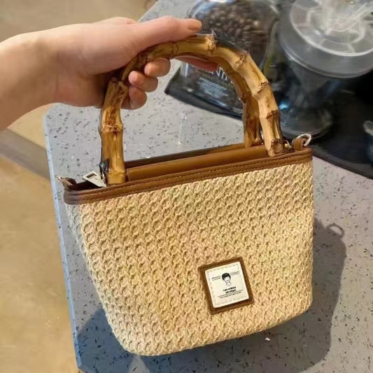 Straw Small Handbag